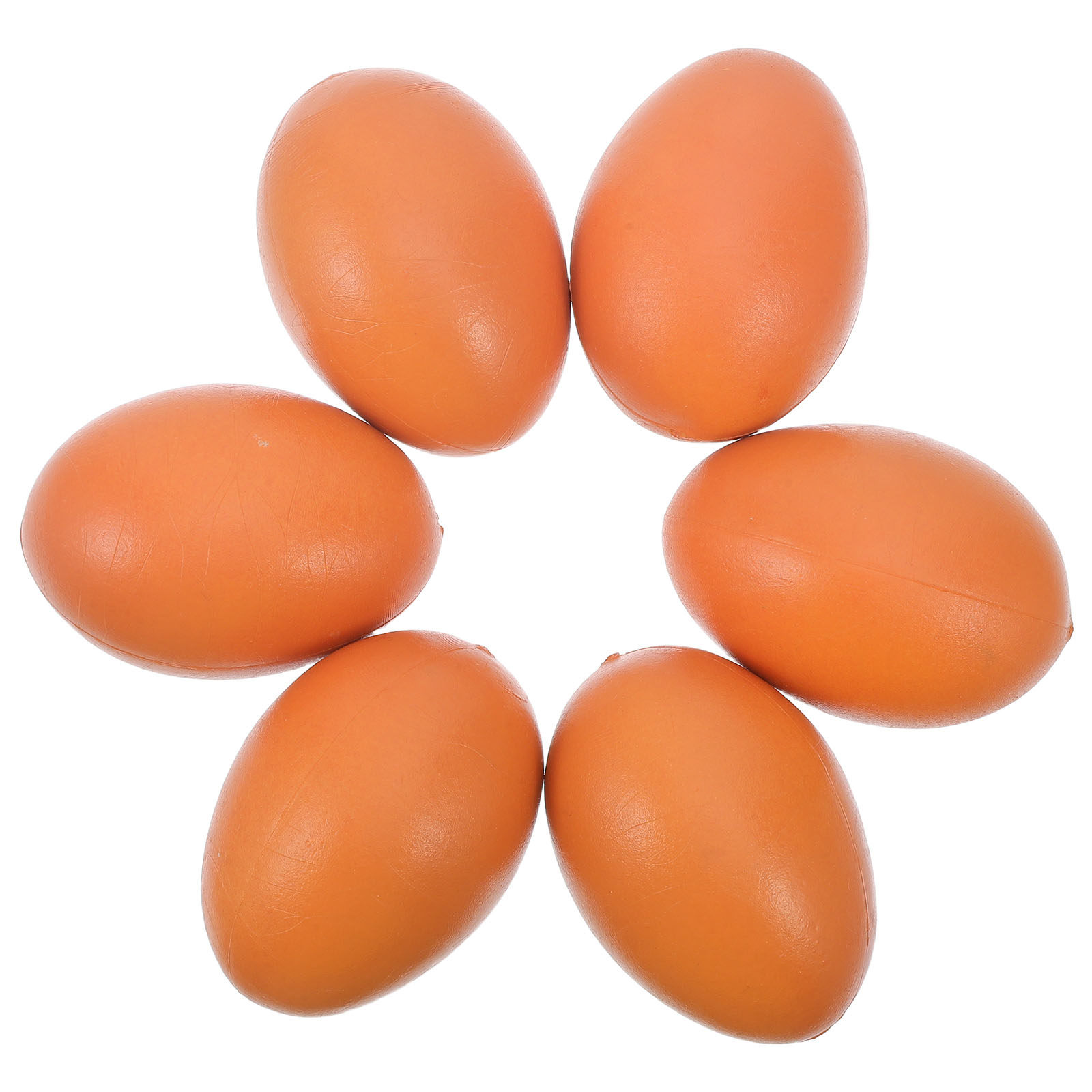Easter Craft Embellishment Set - 6 Adet Plastik Boyalı Paskalya Yumurtaları