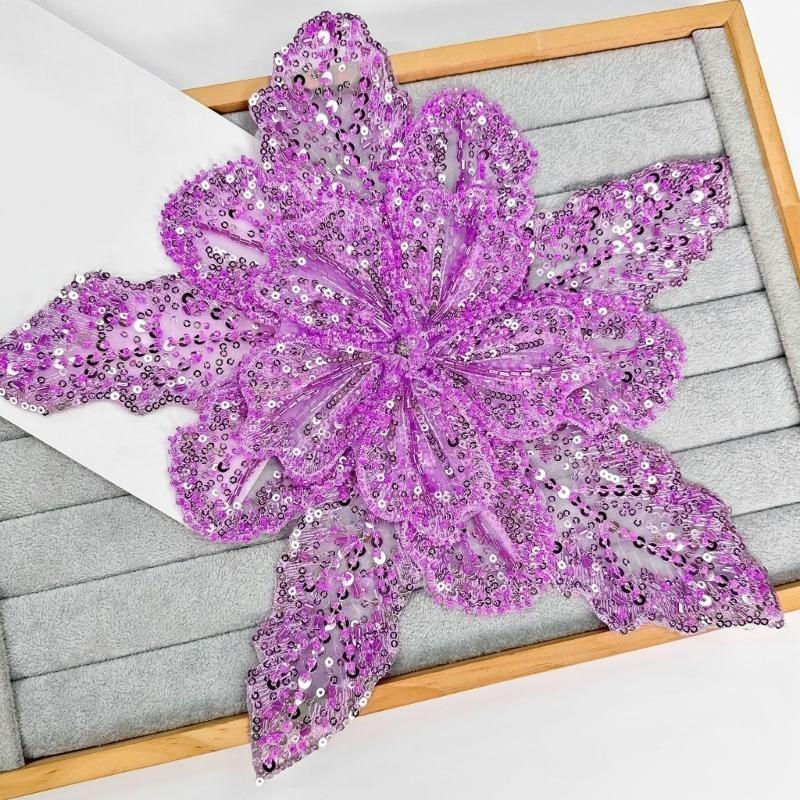 Applique Patch Flower - 39BD Akşam Etek Elbise Diy Aksesuarları