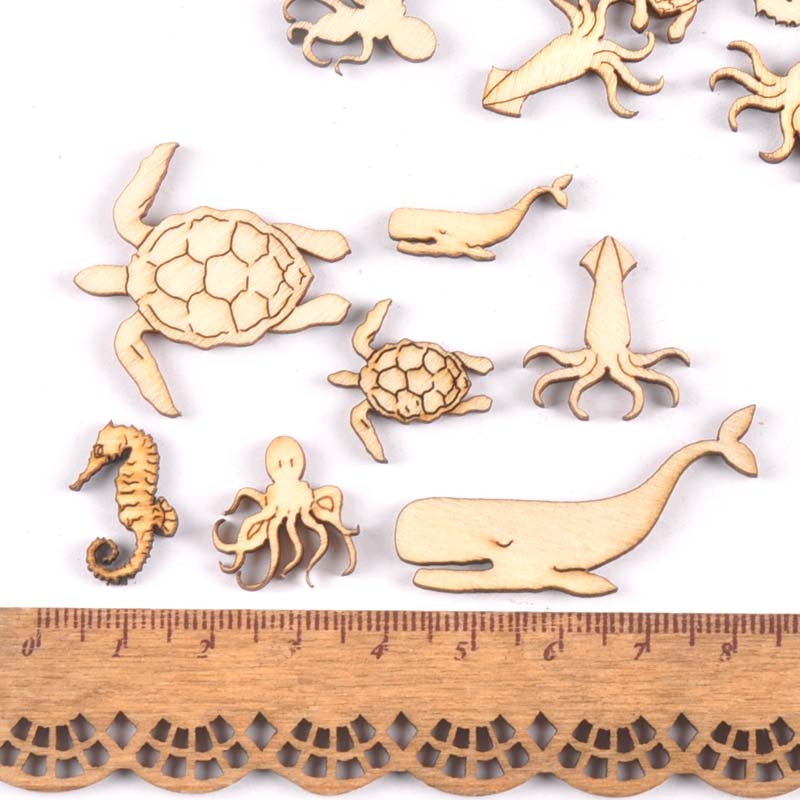 20 adet 25-40mm deniz kaplumba - Craft Embellishment incelemesi ve fiyatı