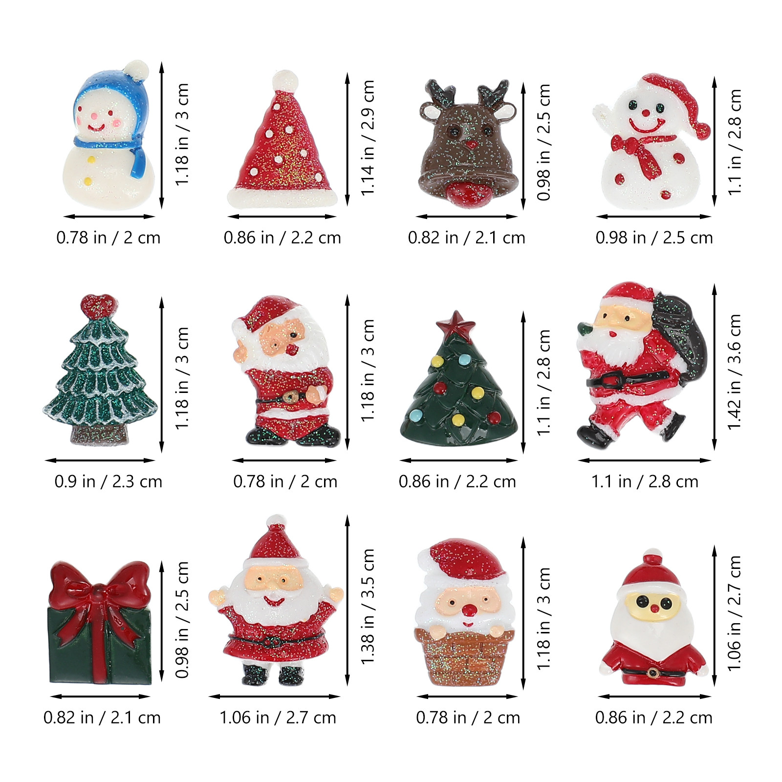 50 PCS Süsleme Noel Süsleri Ka - Embellishment Crafts incelemesi ve fiyatı
