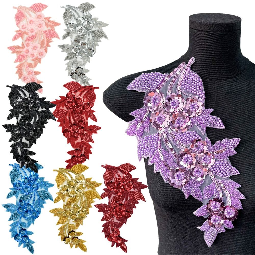 Moda 3D Pul Payetli Çiçek Yama - Applique Patch Flower incelemesi ve fiyatı