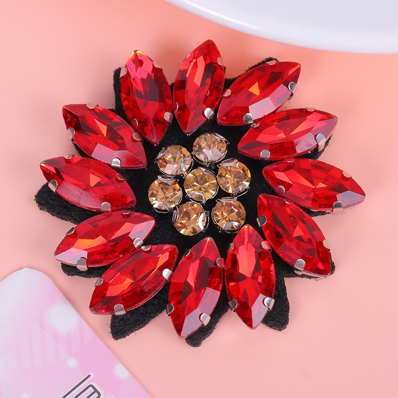 5 adet payetli kristal boncukl - Applique Patch Flower incelemesi ve fiyatı