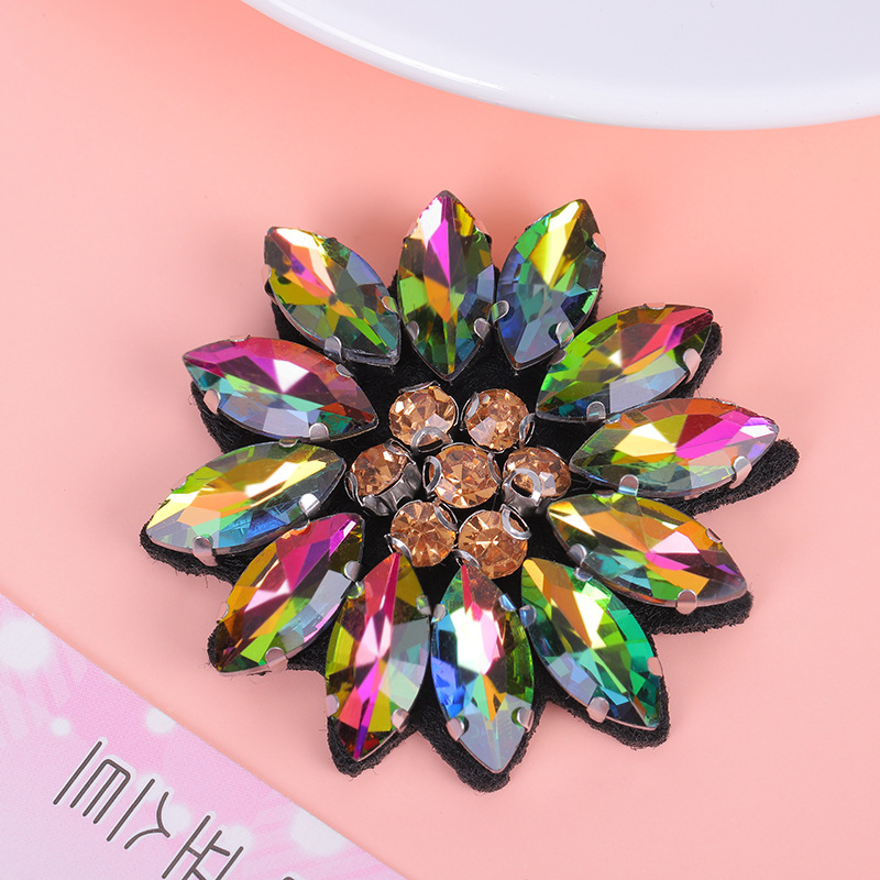5 adet payetli kristal boncukl - Applique Patch Flower incelemesi ve fiyatı