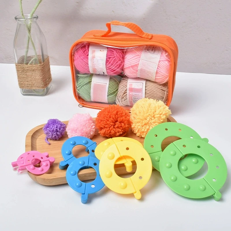 8 adet 4 boyutları kabartmak t - Pom Pom Maker Tool incelemesi ve fiyatı