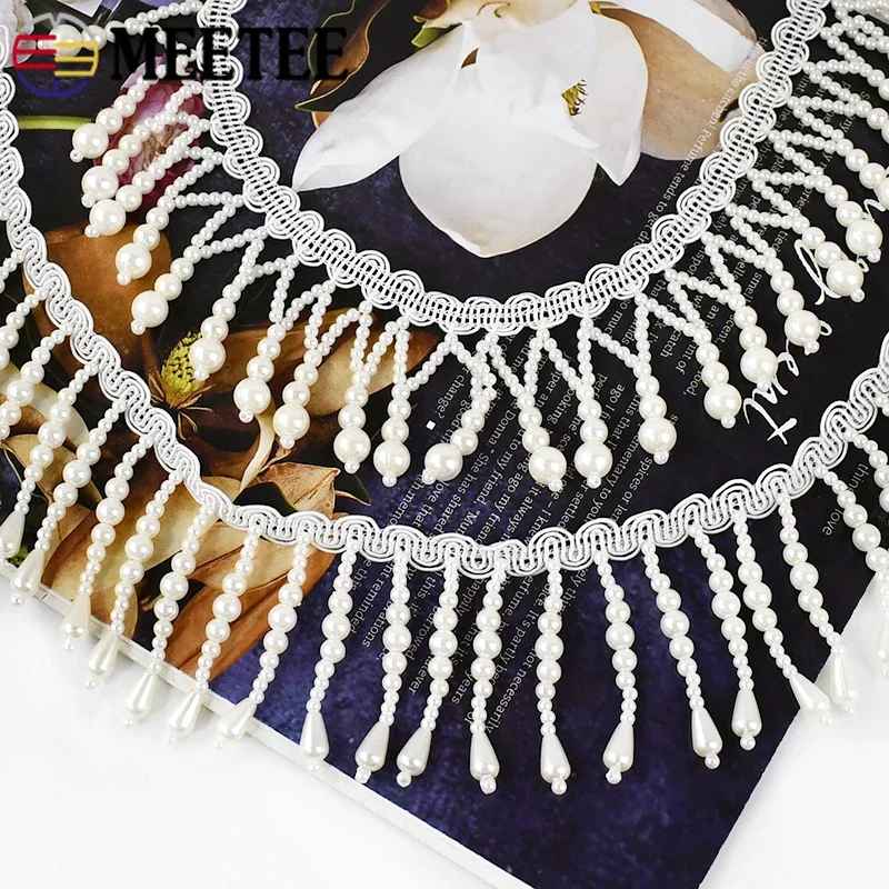 1/2 metre Inci Boncuklu Püskül - Fringe Ribbon Sewing incelemesi ve fiyatı