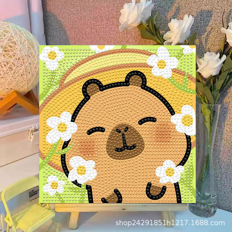Karikatür Capibala Kristal Elm - Embroidery Embellishments incelemesi ve fiyatı