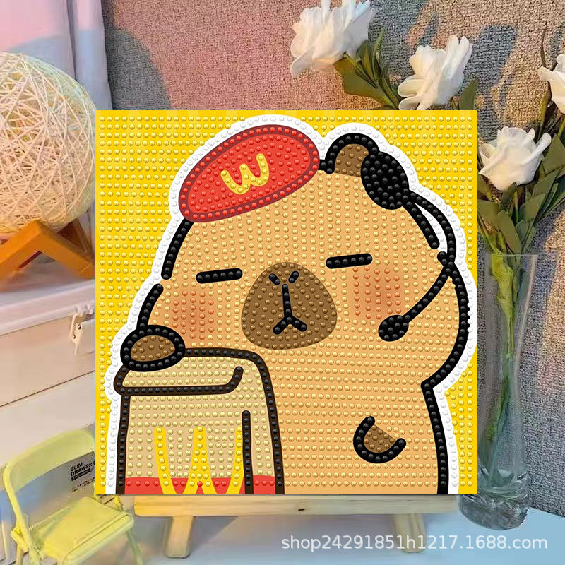 Karikatür Capibala Kristal Elm - Embroidery Embellishments incelemesi ve fiyatı