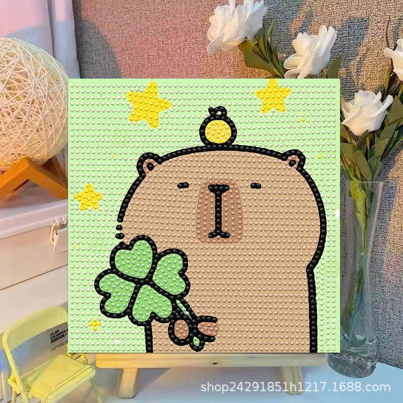 Karikatür Capibala Kristal Elm - Embroidery Embellishments incelemesi ve fiyatı